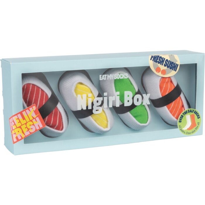 EatMySocks podwójne opakowanie długich skarpet Nigiri Box