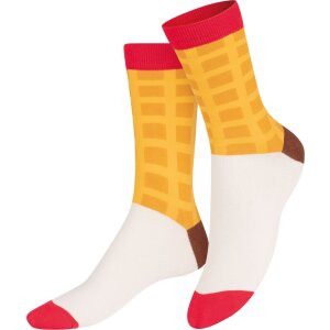 Skarpetki EatMySocks Crew Socks Sweet Waffle