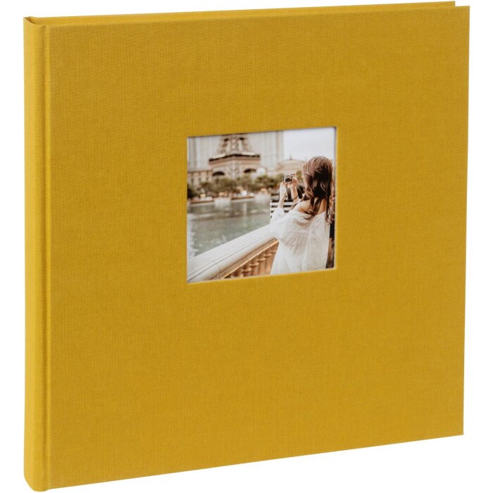 Album fotograficzny Goldbuch Bella Vista musztardowy 30x31 cm 60 czarnych stron