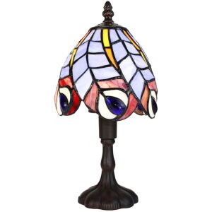 LumiLamp 5LL-6272 Lampa stołowa Tiffany Ø 15x32 cm...