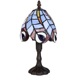 LumiLamp 5LL-6272 Lampa stołowa Tiffany Ø 15x32 cm...