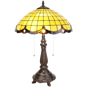 LumiLamp 5LL-6289 Lampa stołowa Tiffany Ø 41x57 cm...