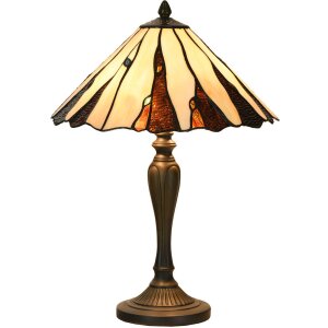 LumiLamp 5LL-6317 Lampa stołowa Tiffany Ø 36x60 cm...