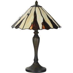 LumiLamp 5LL-6317 Lampa stołowa Tiffany Ø 36x60 cm...