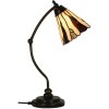 LumiLamp 5LL-6318 Lampa stołowa Tiffany Beżowa Ø 27x51 cm E14/max 1x40W