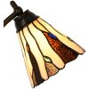 LumiLamp 5LL-6318 Lampa stołowa Tiffany Beżowa Ø 27x51 cm E14/max 1x40W