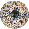 LumiLamp 5LL-6344 Lampa stołowa Tiffany niebieska Ø 40x60 cm E27-max 2x60W