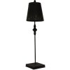 Clayre & Eef 5LMP670 Lampa stołowa czarna Ø 20x75 cm E27-max 1x60W