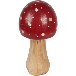 Clayre & Eef 6H2309M Dekoracja Mushroom Red Brown...