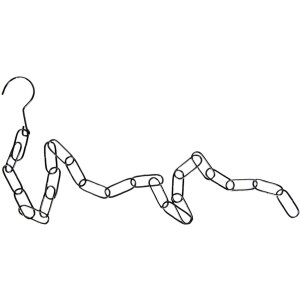 Clayre & Eef 6HD0063 Łańcuch czarny 100 cm