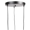 Clayre & Eef 6LMP756 Lampa wisząca czarna Ø 35x110 cm - E27-max 3x40W