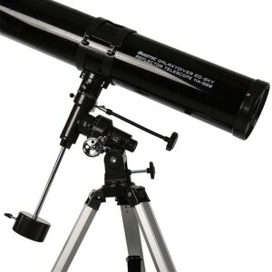 Teleskop Byomic G 114-900 EQ-SKY Astronomy dla początkujących czarny