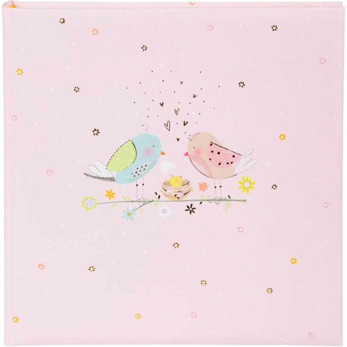 Album niemowlęcy Goldbuch Loving Birds Girl 30x31 cm 60 białych stron