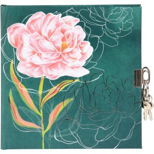 Kalendarz Goldbuch z zamkiem Peony 16,5x16,5 cm 96...