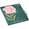 Kalendarz Goldbuch z zamkiem Peony 16,5x16,5 cm 96 białych kartek