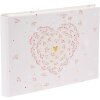 Goldbuch Photo Guestbook Golden Heart 29x23 cm 50 białych stron