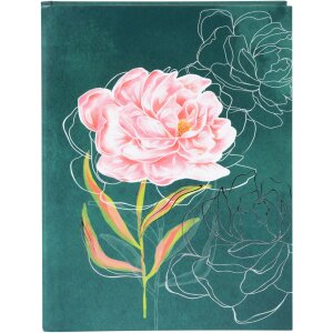 Notatnik Goldbuch Peony 15x22 cm 200 czystych kartek DIN A5