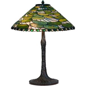 LumiLamp 5LL-6352 Lampa stołowa Tiffany Green Ø...