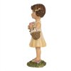 Clayre & Eef 6PR5028 Figurka dekoracyjna dla dzieci 6x4x13 cm żółta