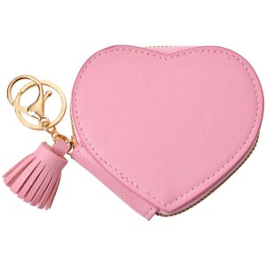 Brelok do kluczy Juleeze JZWA0202P Heart Wallet Pink 10x10cm