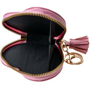 Brelok do kluczy Juleeze JZWA0202P Heart Wallet Pink 10x10cm