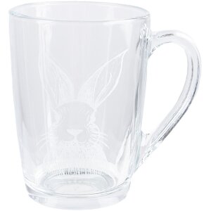 Clayre & Eef RAEGL0006 Szklanka do herbaty Bunny...