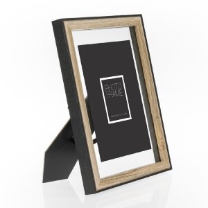 Ramka na zdjęcia ZEP MDF Roma kremowa 15x20 cm z passe-partout 10x15 cm