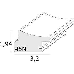 Deknudt S45ND1 Ramka srebrno-czarna 21x29.7cm Plastik