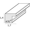 Deknudt S47EK2 Ramka na zdjęcia czarna 15x20 cm plastikowa