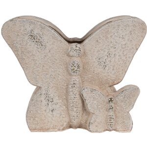 Clayre & Eef 6TE0514 Doniczka Butterfly Beige...