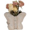 Clayre & Eef 6TE0514 Doniczka Butterfly Beige 24x10x19 cm