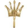 Clayre & Eef 6Y5548 Haczyk ścienny Crown Gold 11x3x18 cm