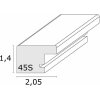 Deknudt S45SH2 Nowoczesna ramka na zdjęcia ciemne naturalne drewno brązowy 20,0 x 20,0 cm