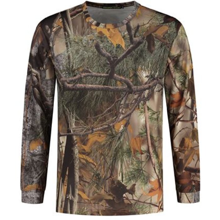 Stealth Gear T-Shirt z długim rękawem Camo Forest Print Rozmiar S