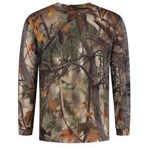 Stealth Gear T-Shirt z długim rękawem Camo Forest Print Rozmiar S