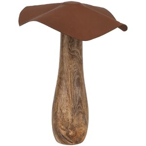 Clayre & Eef 6H2387XL Dekoracja Mushroom Brown...