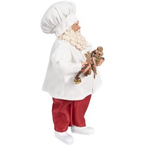 Clayre & Eef 65585 Dekoracja Father Christmas 17x12x27 cm