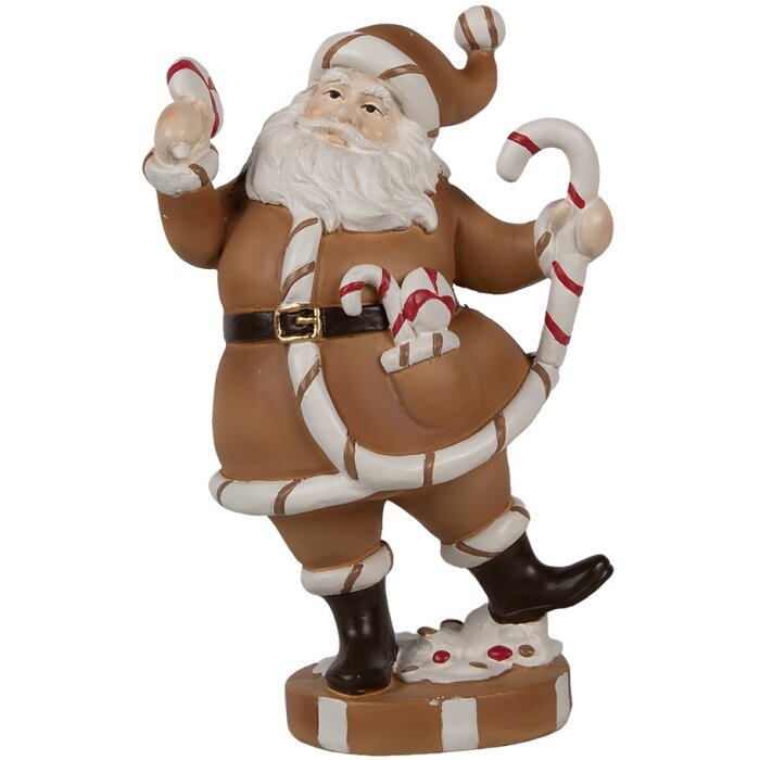 Clayre & Eef 6PR4276 Dekoracja Father Christmas 12x9x20 cm