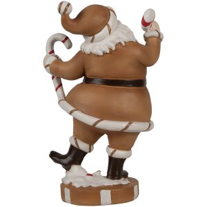 Clayre & Eef 6PR4276 Dekoracja Father Christmas 12x9x20 cm