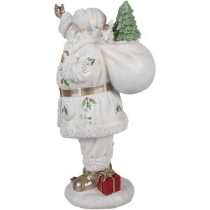 Clayre & Eef 6PR4295 Dekoracja Father Christmas 21x23x43 cm