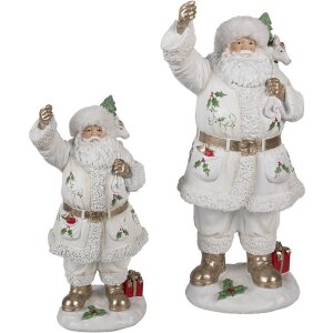 Clayre & Eef 6PR4295 Dekoracja Father Christmas 21x23x43 cm