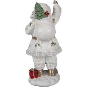 Clayre & Eef 6PR4296 Dekoracja Father Christmas 14x16x31 cm