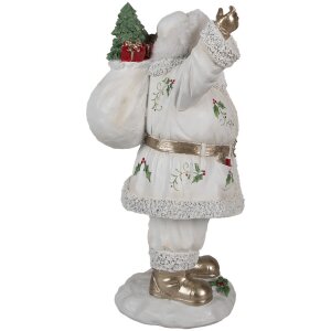 Clayre & Eef 6PR4296 Dekoracja Father Christmas 14x16x31 cm