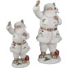 Clayre & Eef 6PR4296 Dekoracja Father Christmas 14x16x31 cm