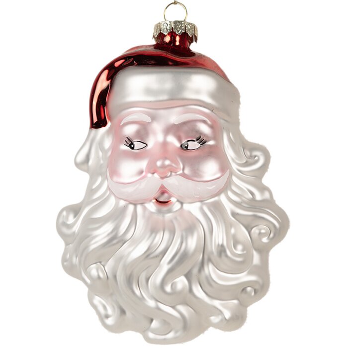 Clayre & Eef 6GL4622 Bombka choinkowa Father Christmas 9x7x13 cm