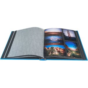 Exacompta album fotograficzny MILANO 29x32 cm 60 stron niebieski