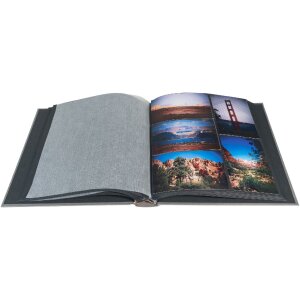 Exacompta album fotograficzny MILANO szary 29x32 cm 60 czarnych stron