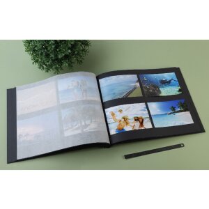 Exacompta 16985E Album fotograficzny ARAMY 37x29 cm 40 stron czarny