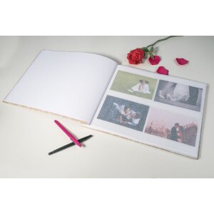 Exacompta 60234E Album na śruby 40 stron biały format 37x29cm motyw KRAFT