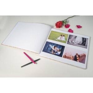 Exacompta 60234E Album na śruby 40 stron biały format 37x29cm motyw KRAFT